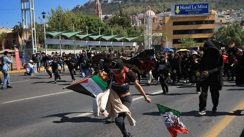 Marcha por la memoria histórica movimiento del 68 en Zacatecas